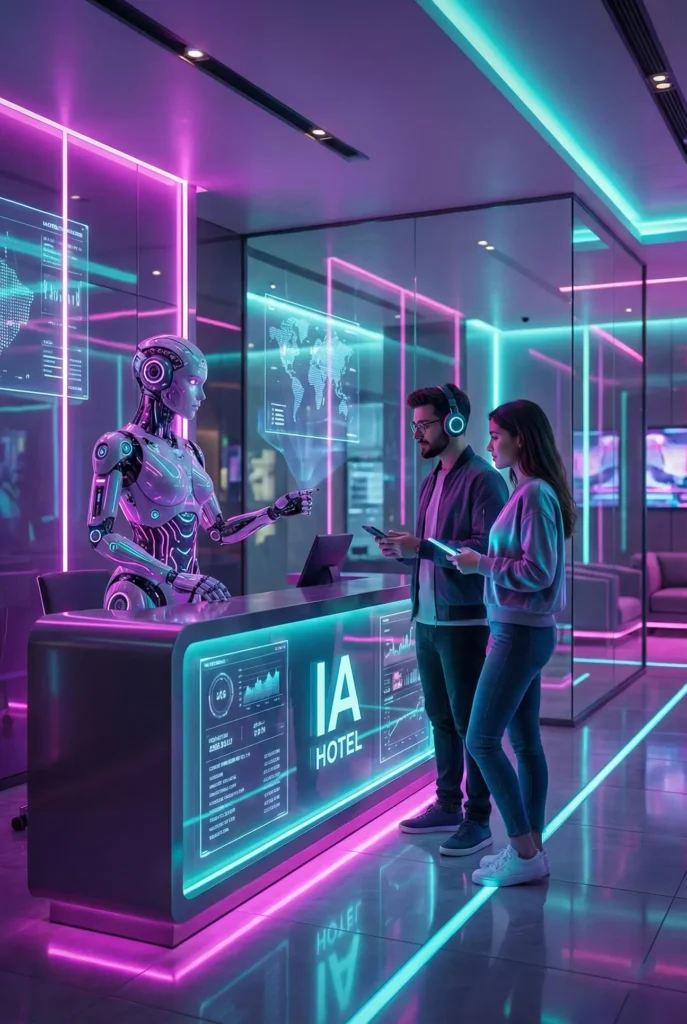 servicos recepcionista hotel ai